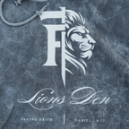 Lion's Den - White Stone Hoodie | TESTED FAITH®