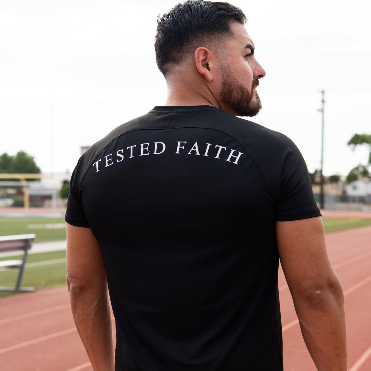 Obsidian Tee - Athletic Fit | Tested Faith®