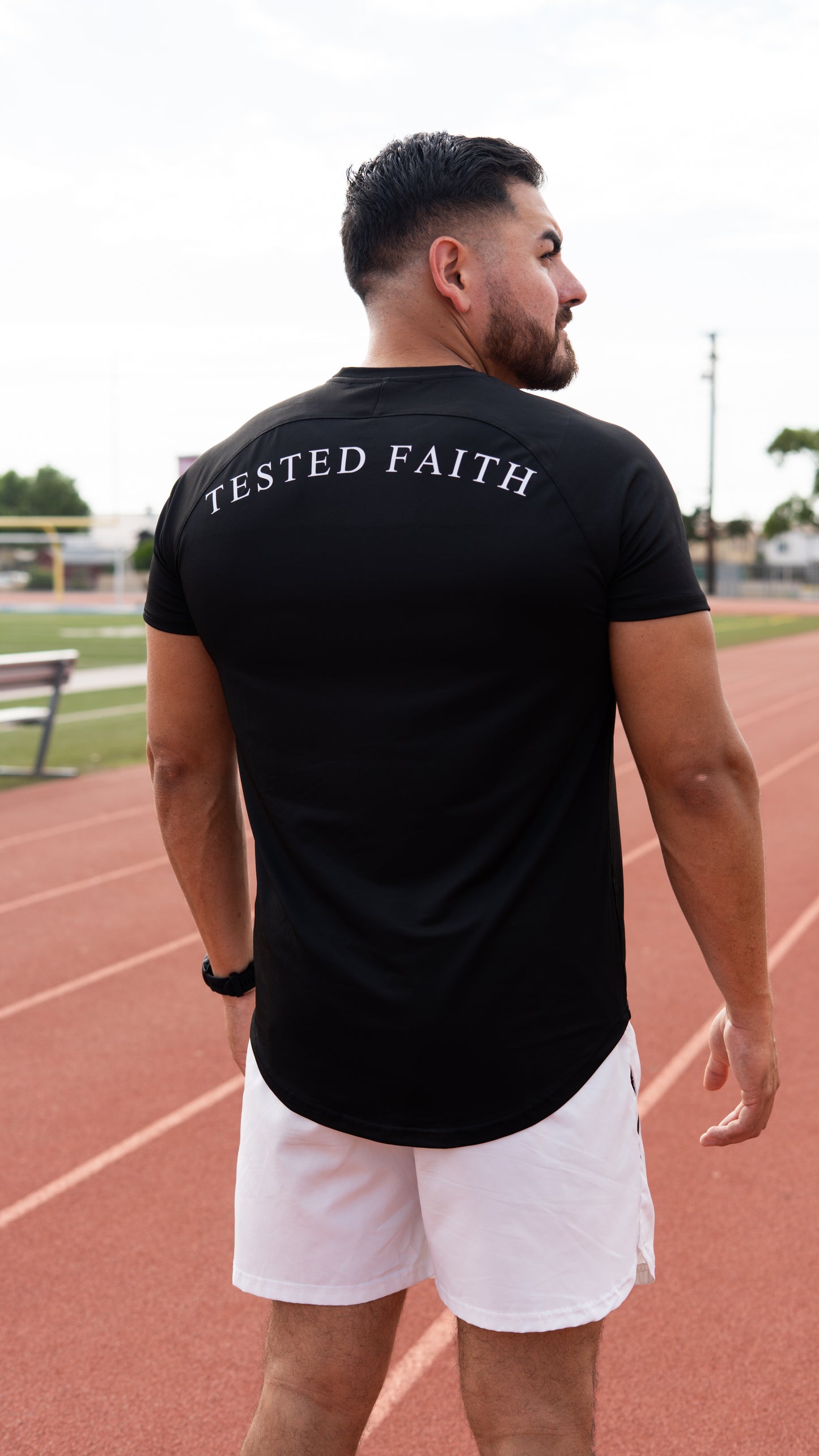 Obsidian Tee - Athletic Fit | Tested Faith®